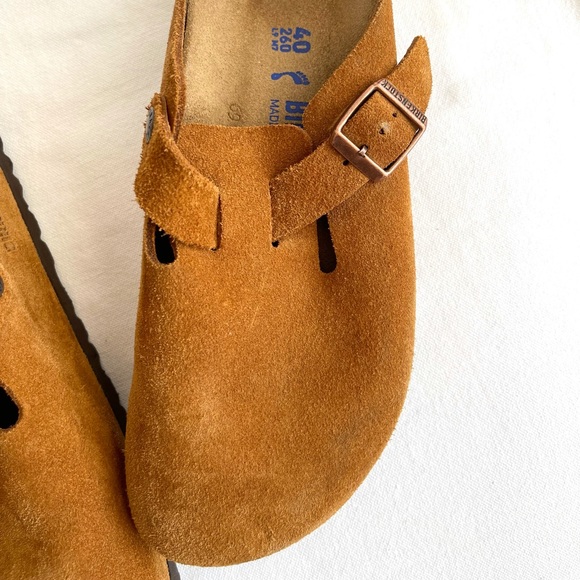 Birkenstock Soft Footbed Suede Leather Mink Color Size EU40 US 9-9.5 - Picture 2 of 9
